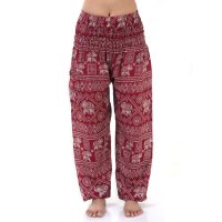 Damen Aladinhose Thailändischer Elefant