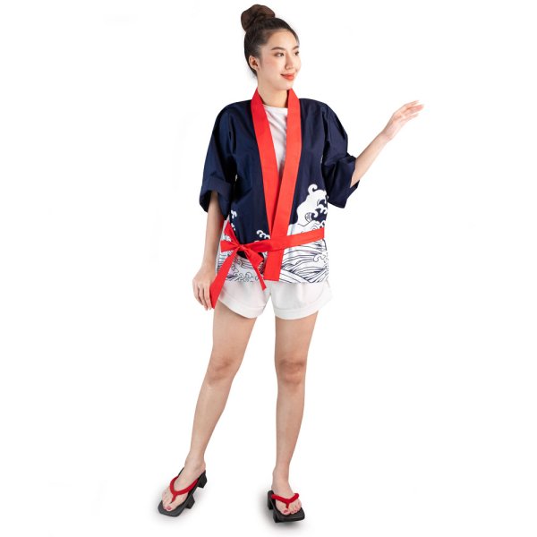 Traditionelle Happi Kimono Jacke