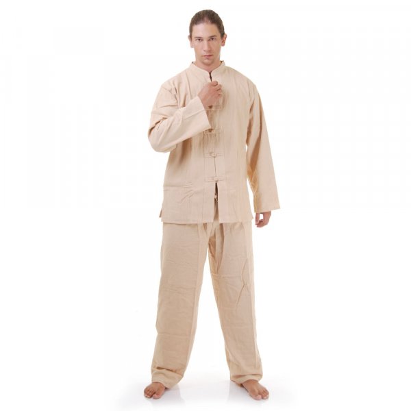 Kung Fu & Tai Chi Anzug Beige