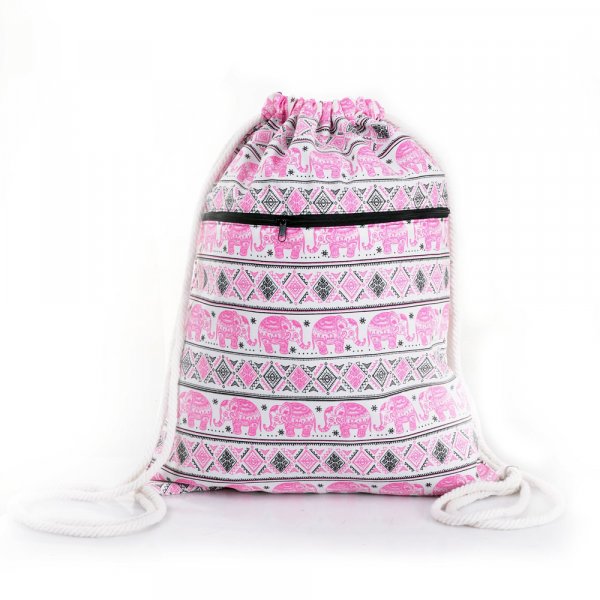 Thai Hippie Rucksack Jutebeutel