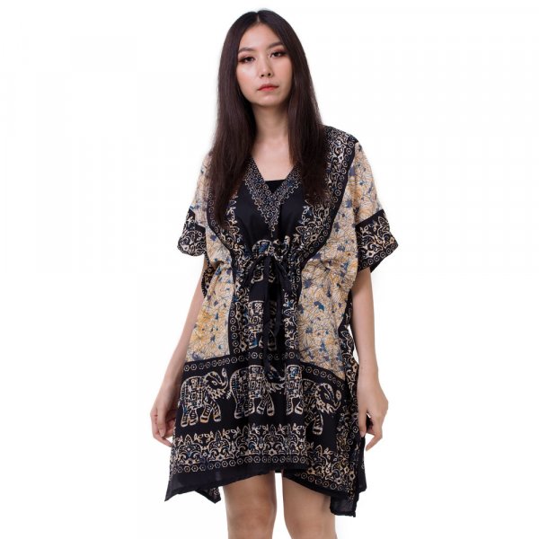 Tunika Kaftan Thailändischer Elefant