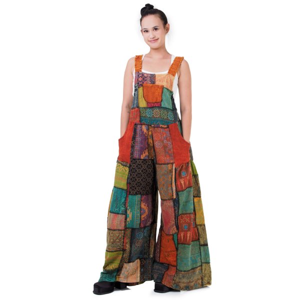 Patchwork Jeans Overall Spirit of Aztecs