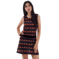 Bohemian Tunkia Minikleid Braun