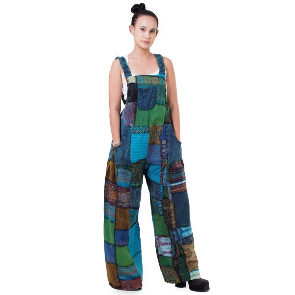 Patchwork Jeans Overall Spirit of Aztecs