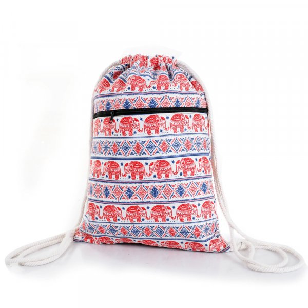 Thai Hippie Rucksack Jutebeutel