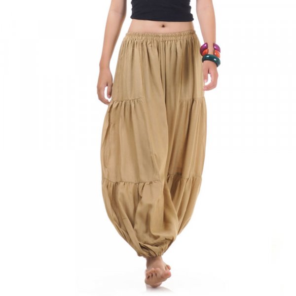 Orientalische Ballon Aladinhose Beige 1