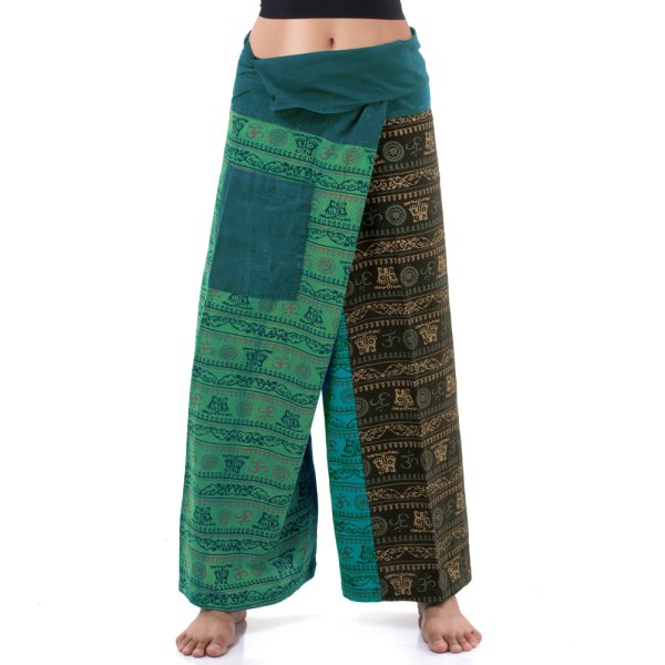 Thai patchwork Jeans Fischerhose Spirit of Om