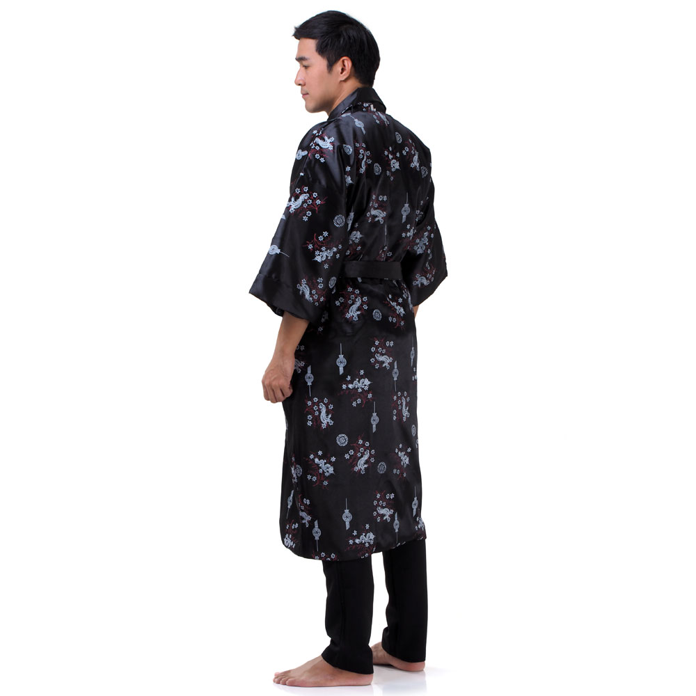 Satin Drachen Kimono Morgenmantel für Herren | Princess of Asia | Mode &  Fashion aus Asien
