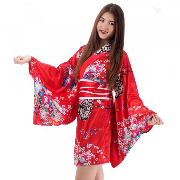 Kurzer Damen Kimono Sakura