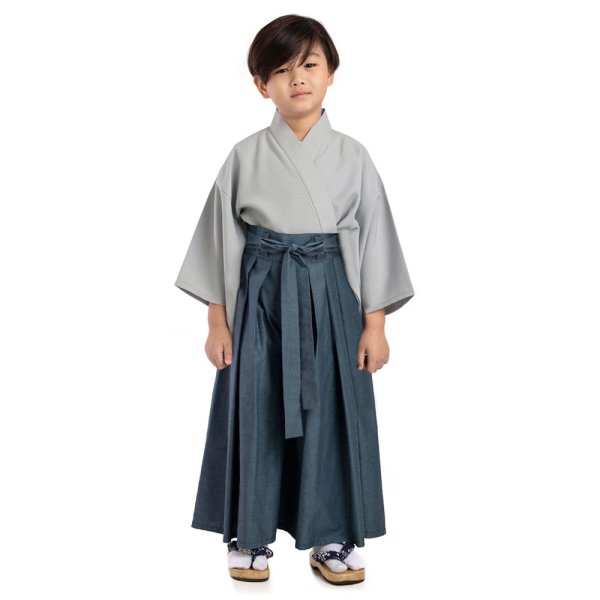 Jungen Samurai Kimono Set Ronin