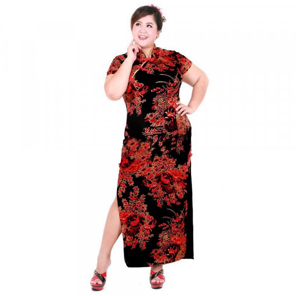 Plus Size China Qipao Kleid