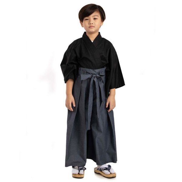 Jungen Samurai Kimono Set Ronin