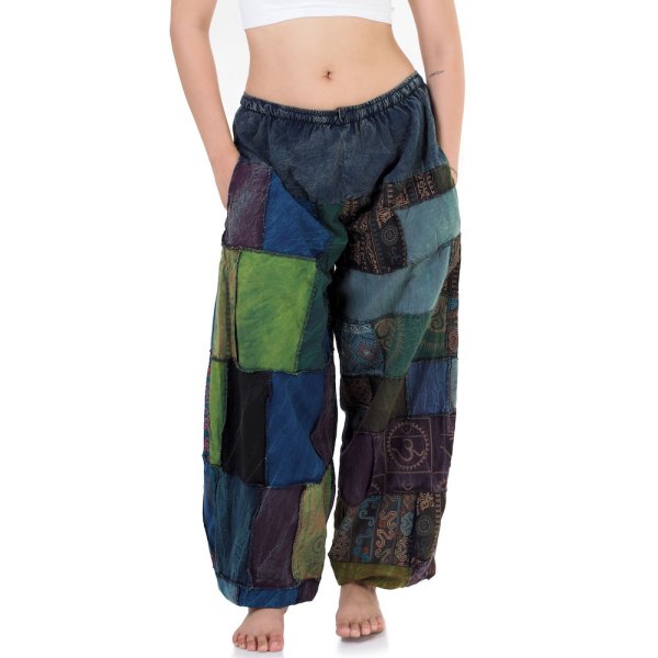 Patchwork Jeans Aladinhose Spirit of Buddha