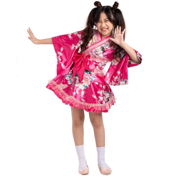 Mädchen Japanerin Kimono Kostüm