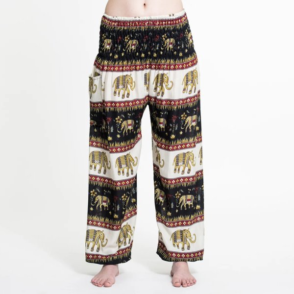 Damen Aladinhose Royal Thai Elefant