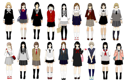 Japanische-Schuluniformen-Typen-und-Arten