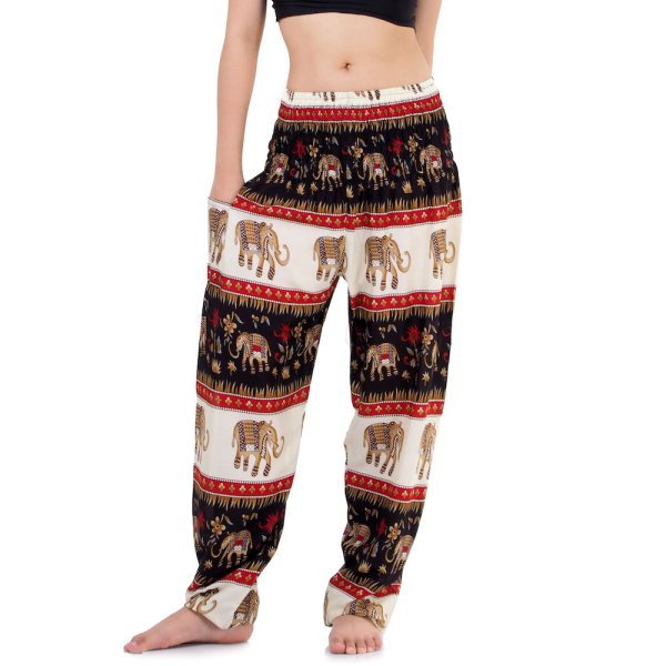 Damen Aladinhose Royal Thai Elefant