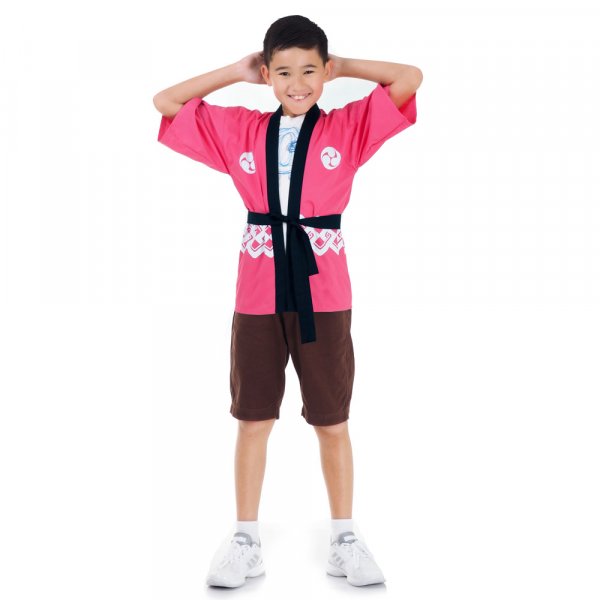 Kinder Happi Kimono Jacke Pink HAP-K5-1.jpg