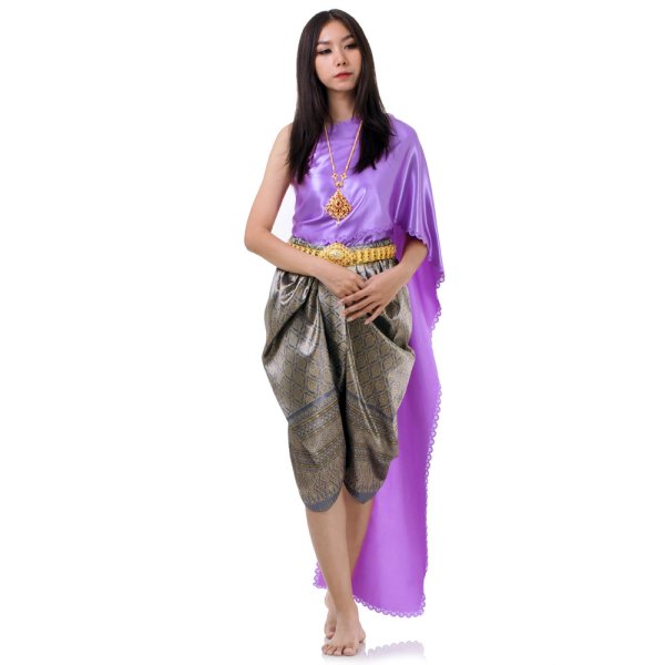 Traditionelles Thai Damen Kostüm Lawan