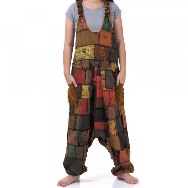 Patchwork Jeans Overall Spirit of Shiva
