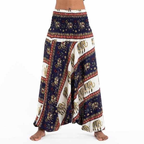 Damen Haremshose Royal Thai Elefant