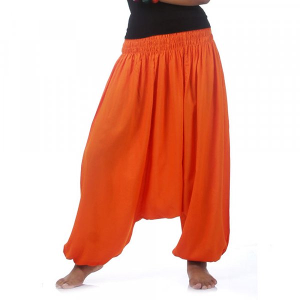 Thai Haremshose Yogazeit Orange 1