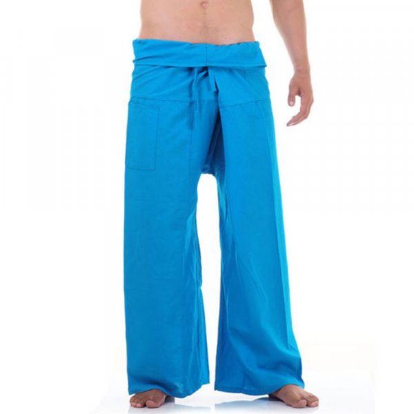 Thai Pants Fisherman Hose Blau