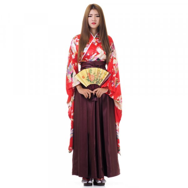 Geisha Kimono Kostüm Kanna